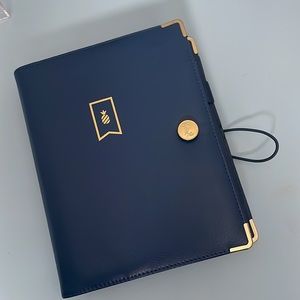 Emily Ley 2023 Weekly/Monthly Planner + Monthly & Budgst Inserts! - Navy & Gold